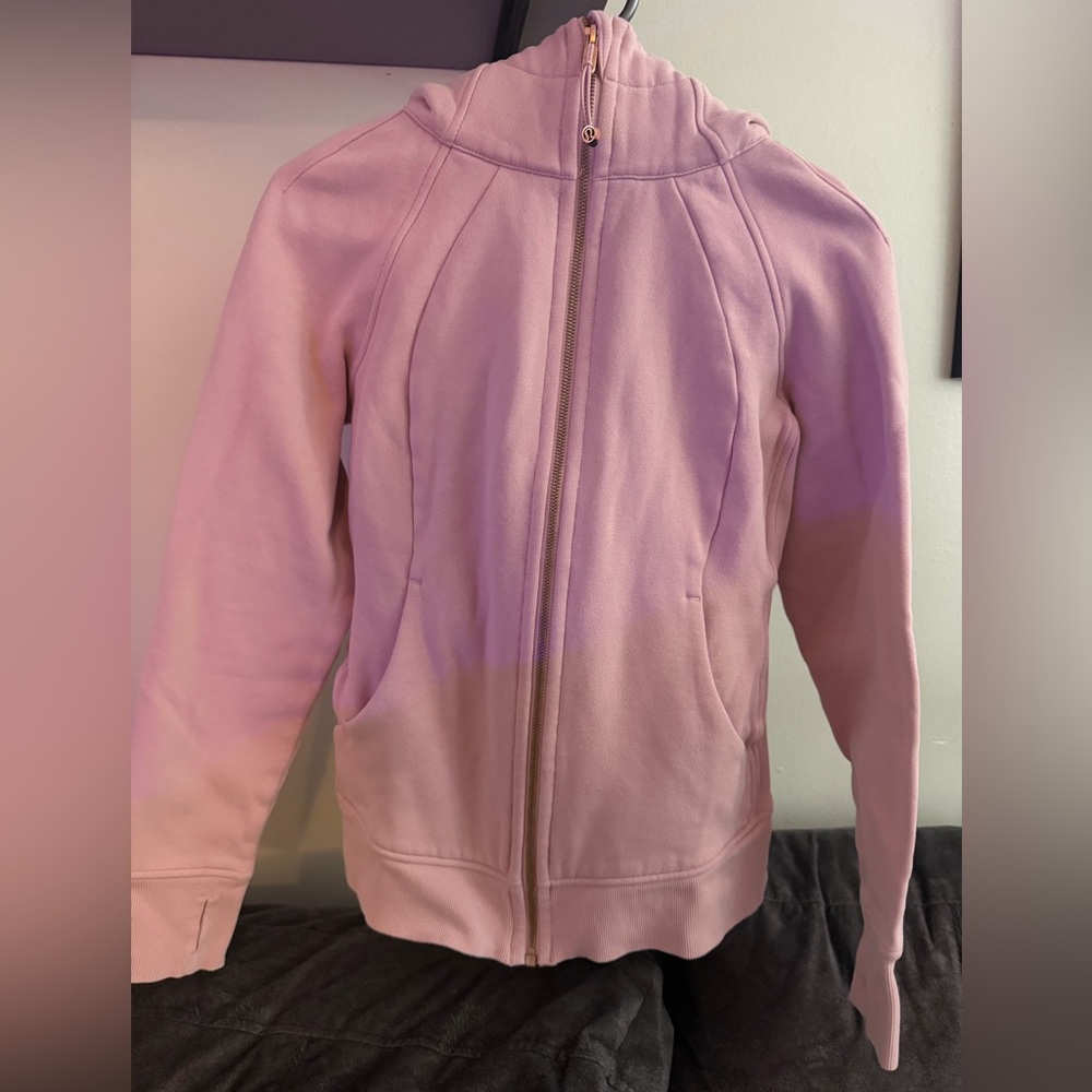 Sold as a set. Lululemon Athletica Light Pink Zip-Up Jacket and Pink Leggings